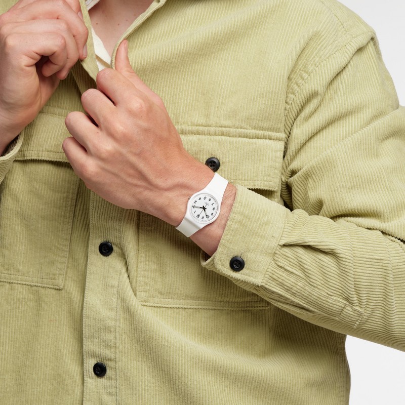 Orologio Swatch Original Gent JUST WHITE SOFT SO28W107-S14