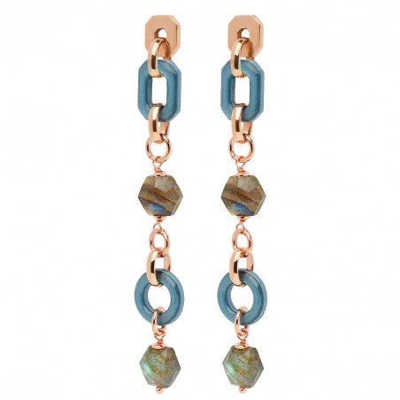 Orecchini in argento Rosso Prezioso NOUVELLE VAGUE PARADIS | De Wrachien Gioielli