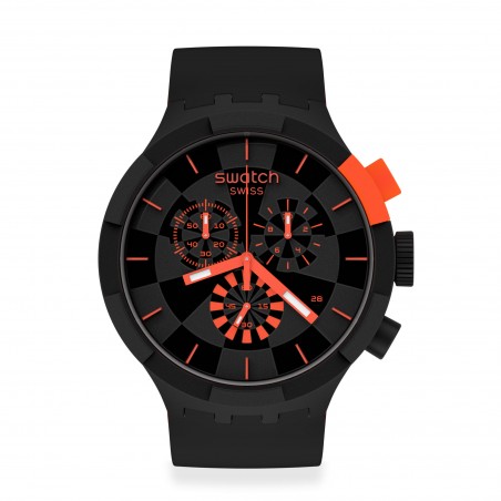 Orologio Swatch CHECKPOINT RED SB02B402 |De Wrachien Gioielli