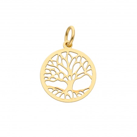 CIONDOLO IN ORO GIALLO ALBERO DELLA VITA
