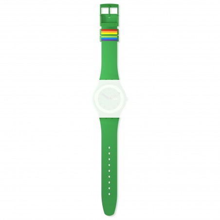Cinturino Swatch New Gent PROUDLY GREEN ASO29G704 | De Wrachien Gioielli