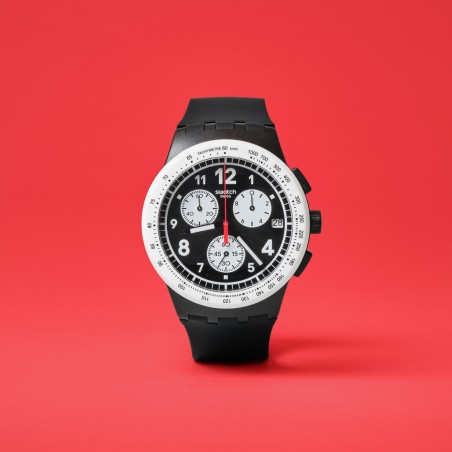 Orologio Swatch NOTHING BASIC ABOUT BLACK SSUSB420 | De Wrachien Gioielli