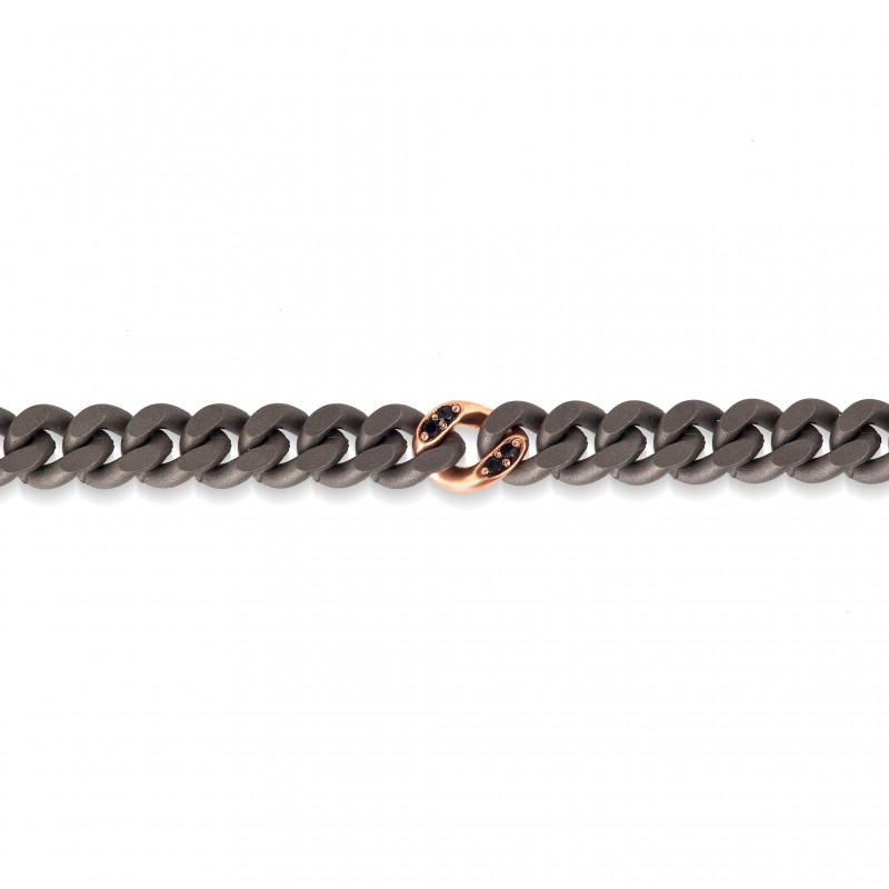 Bracciale in titanio Mano J GROUMETTE GROUBRT3RGBSN | De Wrachien Gioielli