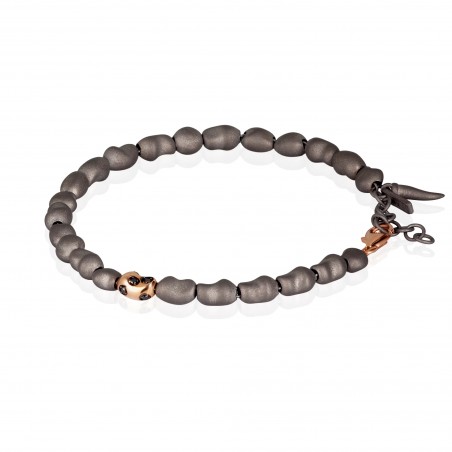 Bracciale in titanio Mano J SASSI PEPBRTBRG| De Wrachien Gioielli