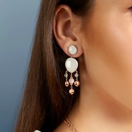 Orecchin in argento Rosso Prezioso RIVER NIAGARA | De Wrachien Gioielli