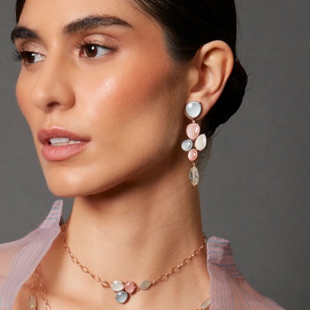 Orecchini in argento Rosso Prezioso LADY LIKE GLACIER | De Wrachien Gioielli