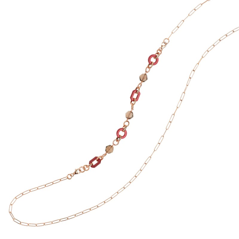 Collana-Bracciale in argento Rosso Prezioso NOUVELLE VAGUE MON AMOUR | De Wrachien Gioielli Collana-Bracciale in argento Rosso Prezioso NOUVELLE VAGUE MON AMOUR | De Wrachien Gioielli