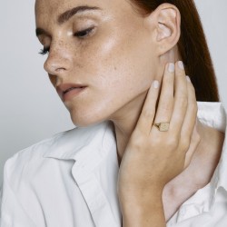 Anello in oro Ginger SOLO| De Wrachien Gioielli