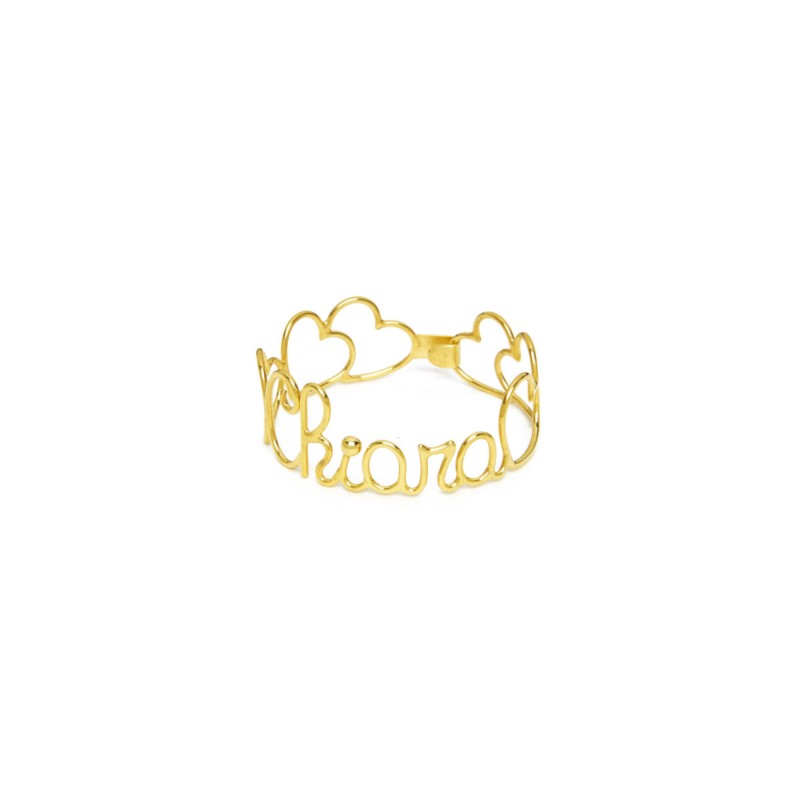 Bracciale in oro Ginger FILO| De Wrachien Gioielli