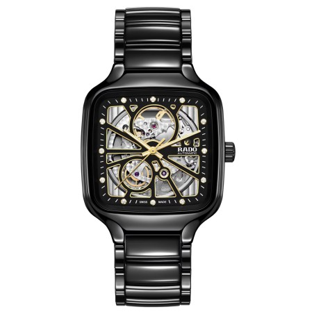 Orologio RADO TRUE SQUARE OPEN HEART DIAMOND R27086712| De Wrachien Gioielli