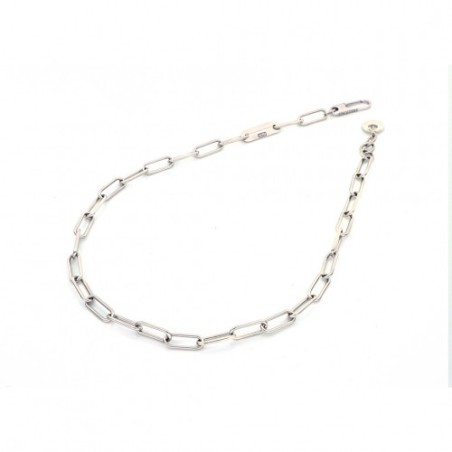 COLLANA IN ARGENTO RODIATO