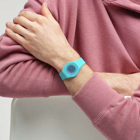 Orologio Swatch Skin RADIANTLY TEAL SS08N114 | De Wrachien Gioielli