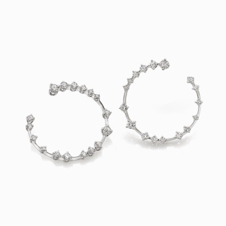 Orecchini Valentina Callegher in oro e diamanti | De Wrachien Gioielli