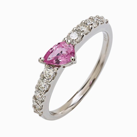 Anello Valentina Callegher in oro e diamanti | De Wrachien Gioielli