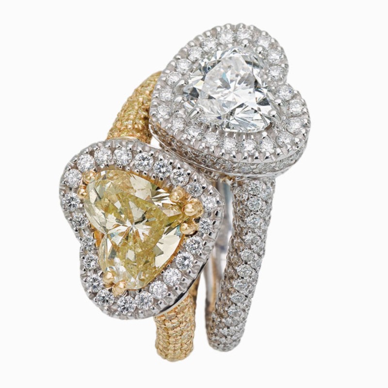 Anello Valentina Callegher in oro e diamanti | De Wrachien Gioielli Anello Valentina Callegher in oro e diamanti | De Wrachien Gioielli