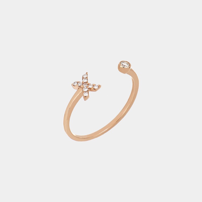 Anello Crivelli in oro e diamanti | De Wrachien Gioielli Anello Crivelli in oro e diamanti | De Wrachien Gioielli