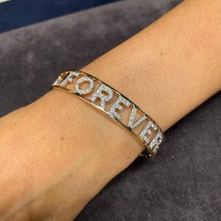 Bracciale Crivelli in oro e diamanti | De Wrachien Gioielli