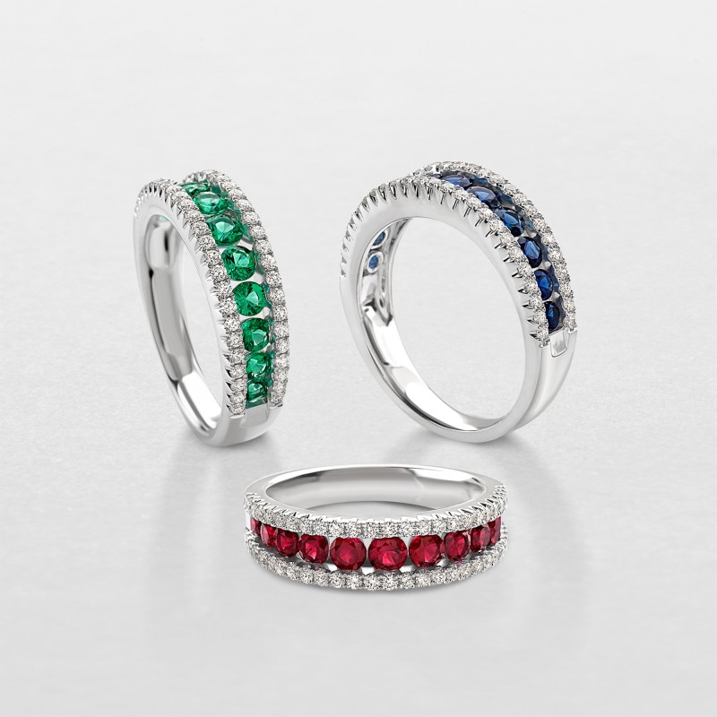 Anello Giorgio Visconti in oro e diamanti | De Wrachien Gioielli Anello Giorgio Visconti in oro e diamanti | De Wrachien Gioielli