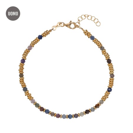 Bracciale in argento Alisia Uomo | De Wrachien Gioielli