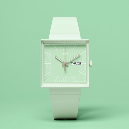 Orologio Swatch WHAT IF…MINT? SO34G701 | De Wrachien Gioielli