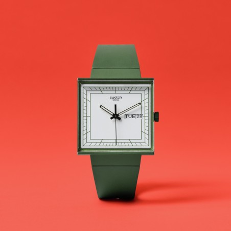 Orologio Swatch WHAT IF…GREEN? SO34G700 | De Wrachien Gioielli