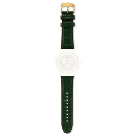 Cinturino Originale Swatch GOLDEN HIDE GREEN AYOG406 | De Wrachien Gioielli