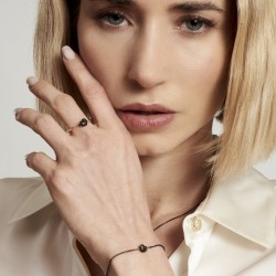 Anello in oro e diamanti Ginger CUORE NERO | De Wrachien Gioielli