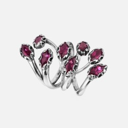 Anello Maria e Luisa in argento | De Wrachien Gioielli