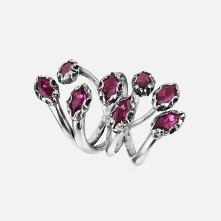 Anello Maria e Luisa in argento | De Wrachien Gioielli