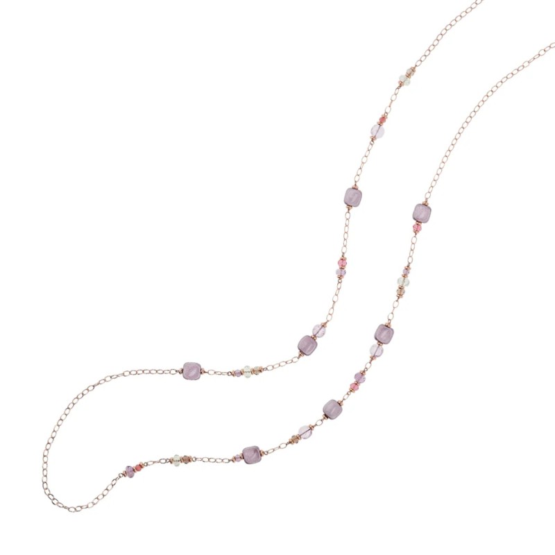 Collana in argento e legno d'ulivo ROSSO PREZIOSO | De Wrachien Gioielli Collana in argento e legno d'ulivo ROSSO PREZIOSO | De Wrachien Gioielli