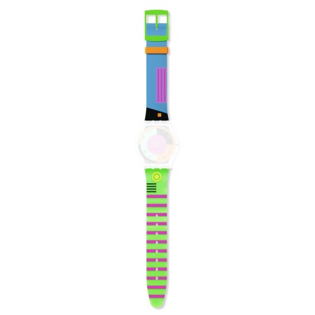 Cinturino Originale Swatch Skin SWATCH NEON HOT RACER | De Wrachien Gioielli