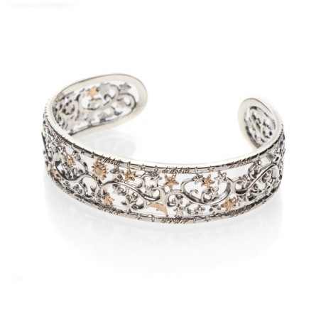 Bracciale de'Nobili in argento e pietre | De Wrachien Gioielli