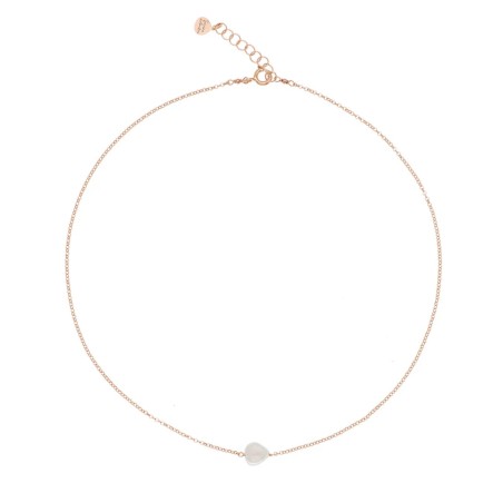 Collana in argento Rosso Prezioso SEMINO D'AMORE | De Wrachien Gioielli