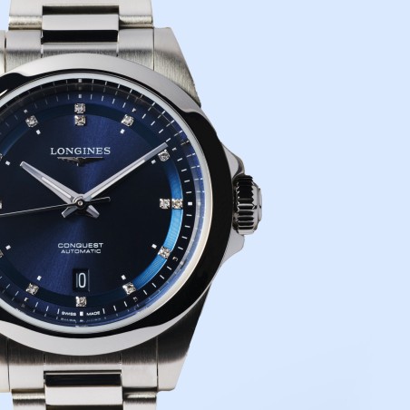 Orologio Longines CONQUEST  L3.320.4.97.6 | De Wrachien Gioielli