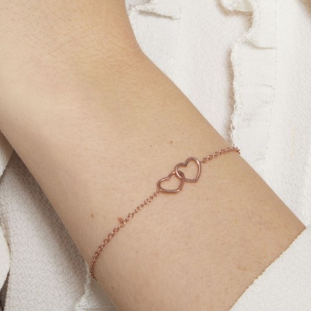 Bracciale in oro Ginger CUORI| De Wrachien Gioielli