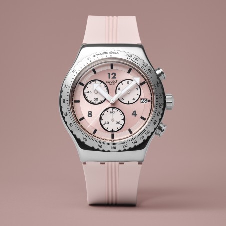 Orologio Swatch POPPINGLY PINK  YVS532 | De Wrachien Gioielli