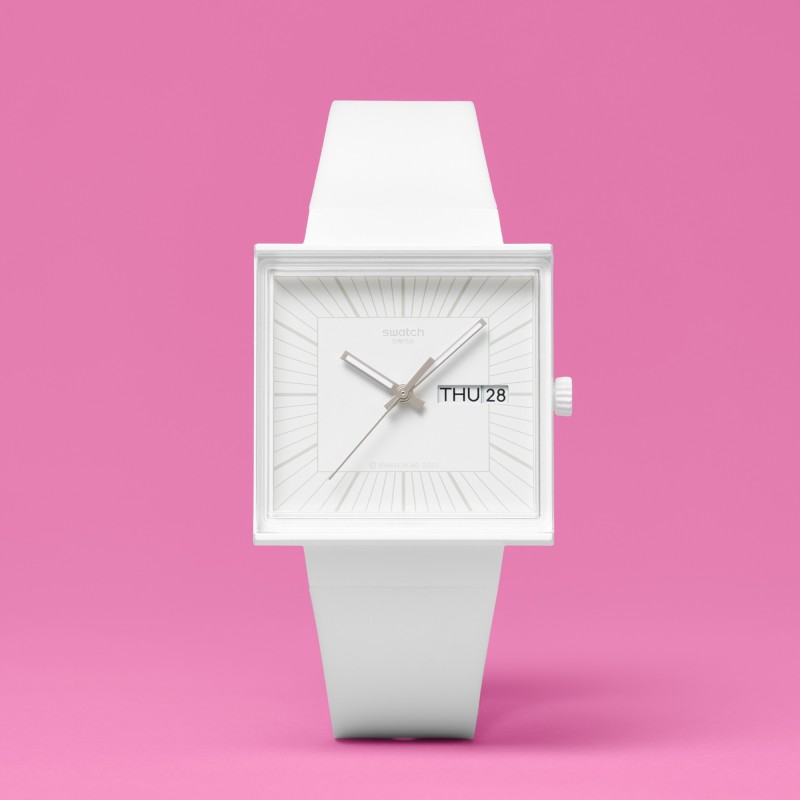 アナログ腕時計 SWATCH [Headquarters] WHAT IF ALL WHITE SO34W700 WHAT IF…ALLWHITE? - SO34W700 | Swatch® United States
