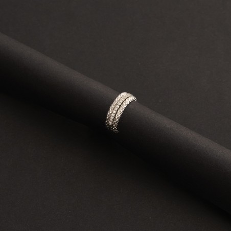 Anello Fope in oro e diamanti | De Wrachien Gioielli