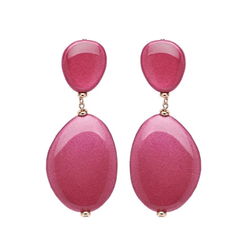 Orecchini in argento Rosso Prezioso RENO | De Wrachien Gioielli Orecchini in argento Rosso Prezioso RENO | De Wrachien Gioielli