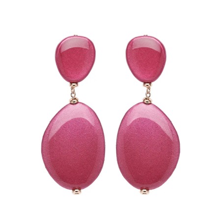 Orecchini in argento Rosso Prezioso RENO | De Wrachien Gioielli