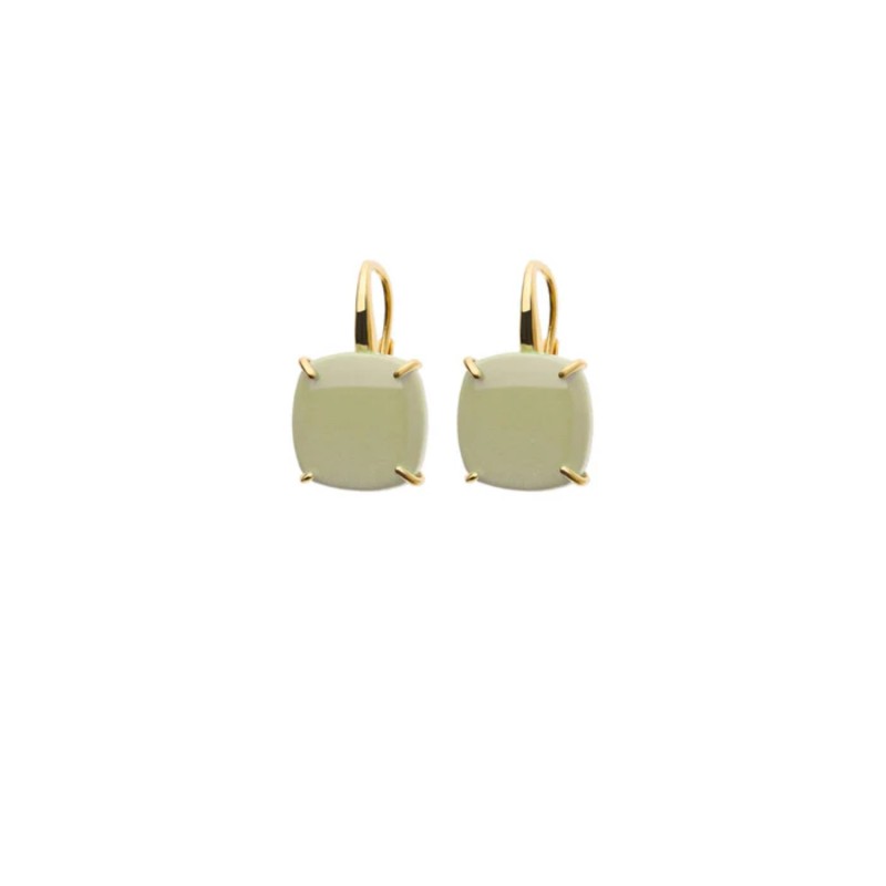 Orecchini Rosso Prezioso in argento e legno d'ulivo | De Wrachien Gioielli