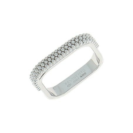 Anello Pesavento in argento PIXEL | De Wrachien Gioielli