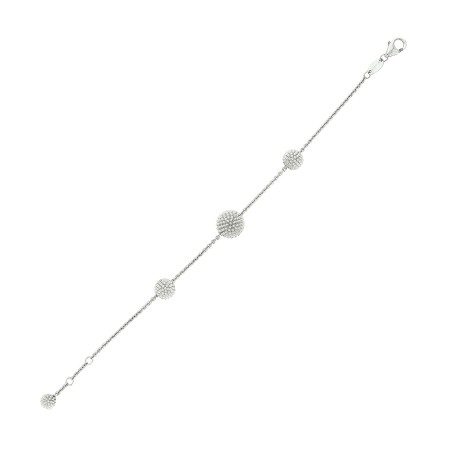 Bracciale Pesavento in argento PIXEL | De Wrachien Gioielli