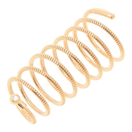 Anello Pesavento in argento DNA| De Wrachien Gioielli