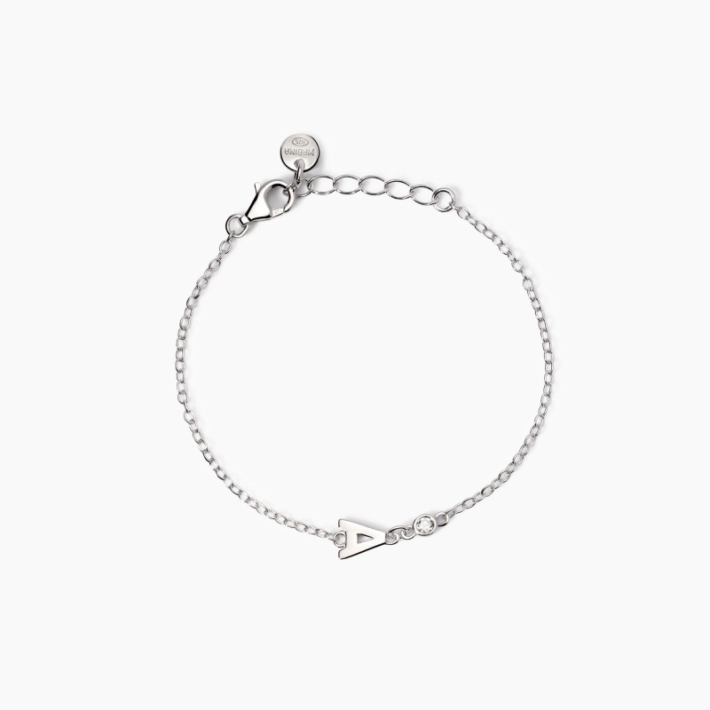 Bracciale in argento e diamanti Mabina | De Wrachien Gioielli