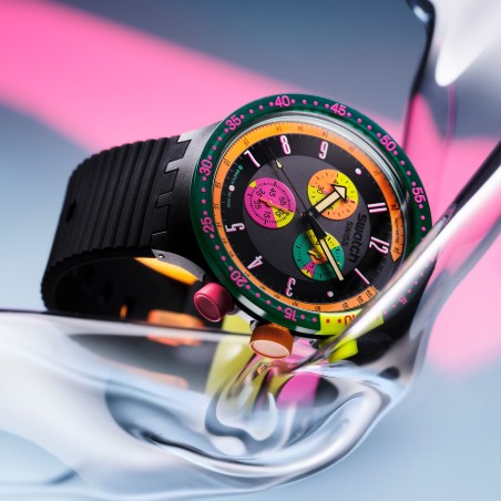 Orologio Swatch SWATCH NEON SEPPIA SB02B104 | De Wrachien Gioielli