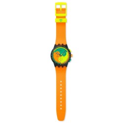 Orologio Swatch SWATCH NEON SIGNAL FLAG PAY! SUSB108-6000 | De Wrachien Gioielli