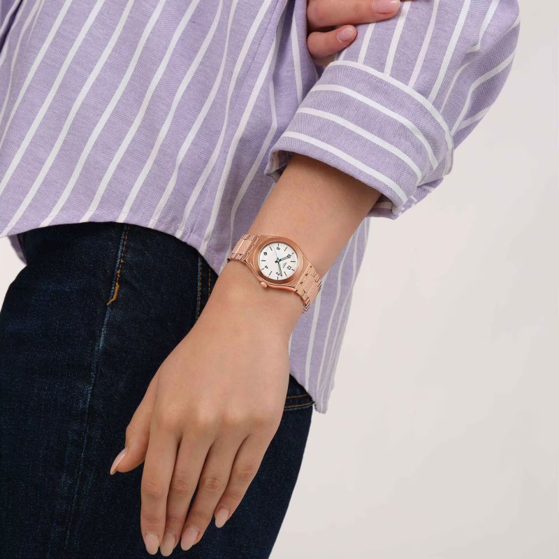 Orologio Swatch Irony Medio ESSENCE OF ROSE YLG414G | De Wrachien Gioielli