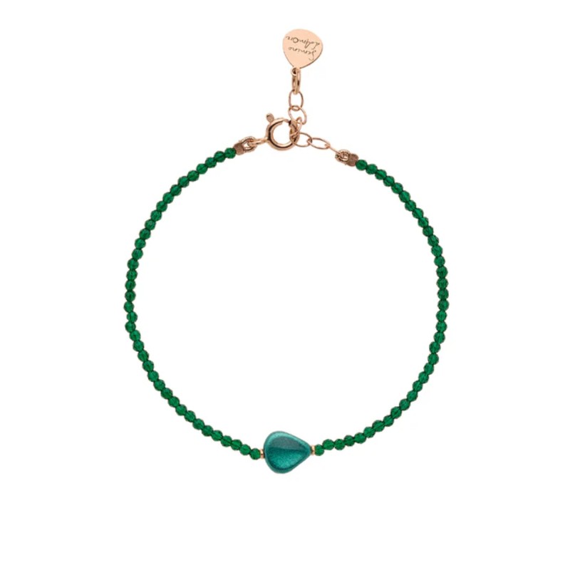 Bracciale in argento Rosso Prezioso SEMINO D'AMORE | De Wrachien Gioielli