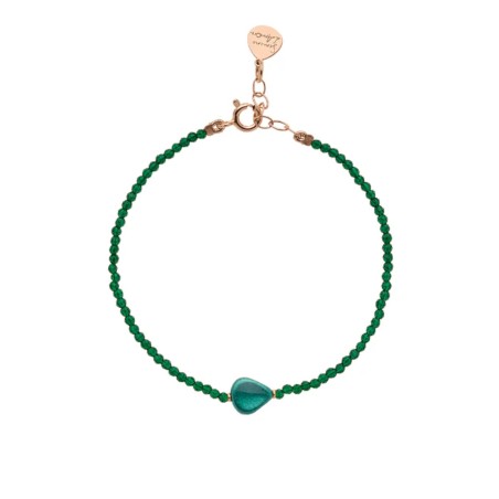 Bracciale in argento Rosso Prezioso SEMINO D'AMORE | De Wrachien Gioielli